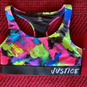 Girls sports bra